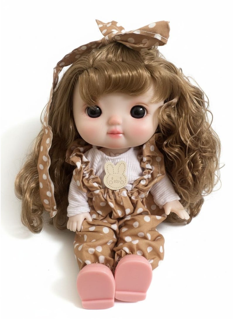 عروسة كوتي بوتي المصغرة مع النظارات، لعبة دمية - Image 2